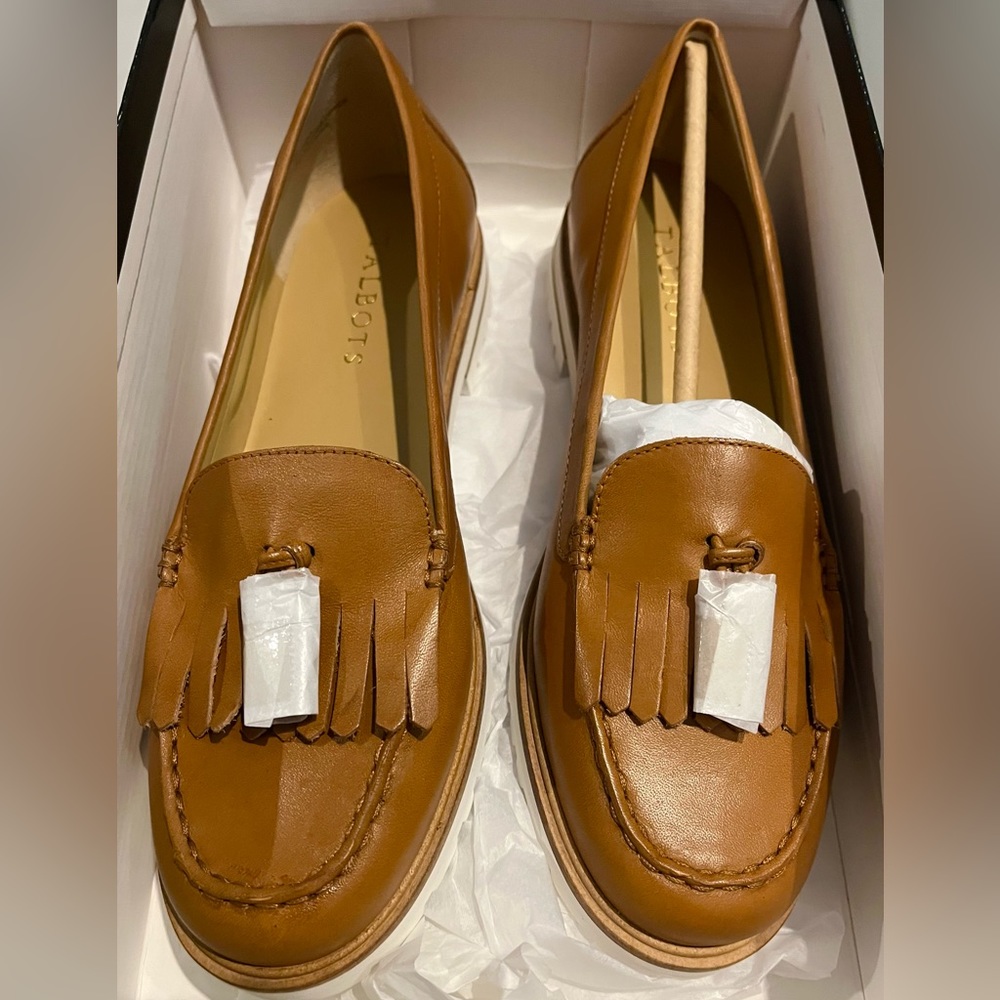 Talbots brown loafers - brand new - never worn!